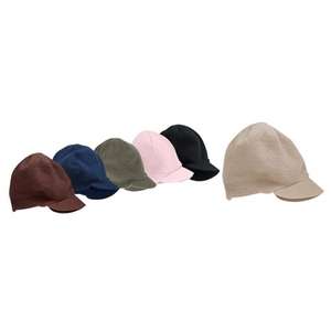 Big Accessories Knit Cap with Bill - Dark/All