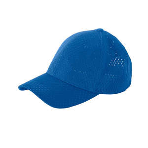 Big Accessories 6-Panel Structured Mesh Baseball Cap - Dark/All Blue, Royal