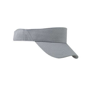 Big Accessories Mesh Sport Visor - Dark/All Gray