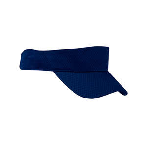 Big Accessories Mesh Sport Visor - Dark/All Blue, Navy