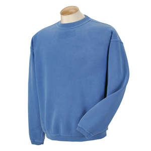 Comfort Colors Garment-Dyed Fleece Crew - Dark/All Blue, Flo