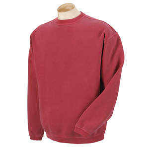 Comfort Colors Garment-Dyed Fleece Crew - Dark/All Red, Crimson