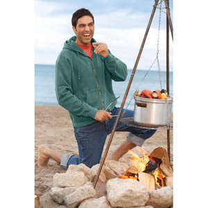Custom Promotional Comfort Colors Pigment-Dyed Full-Zip Hoodie - Dark/All