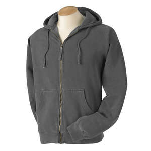 Comfort Colors Pigment-Dyed Full-Zip Hoodie - Dark/All Pepper