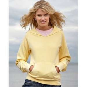 Comfort Colors Women's Garment-Dyed Front-Slit Pullover Hoodie - Dark/All