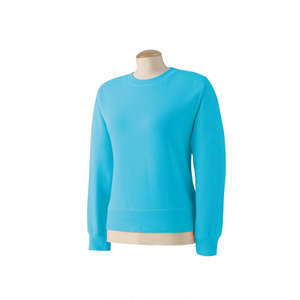 Comfort Colors Women's Garment-Dyed Wide-Band Fleece Crew - Dark/All Blue, Lagoon