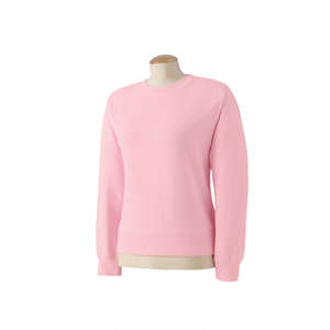 Comfort Colors Women's Garment-Dyed Wide-Band Fleece Crew - Dark/All Pink, Blossom