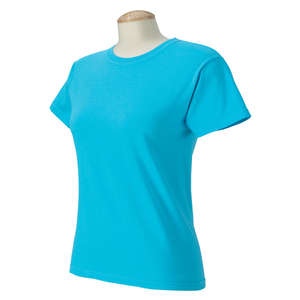 Comfort Colors Women's Ringspun Garment-Dyed T-Shirt - Dark/All Blue, Lagoon