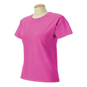 Comfort Colors Women's Ringspun Garment-Dyed T-Shirt - Dark/All Raspberry
