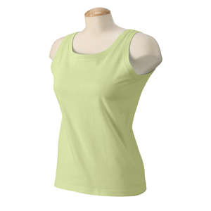 Comfort Colors Women's 5.4 oz. Ringspun Garment-Dyed Tank - Dark/All Celadon