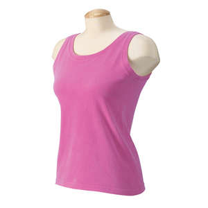 Comfort Colors Women's 5.4 oz. Ringspun Garment-Dyed Tank - Dark/All Raspberry