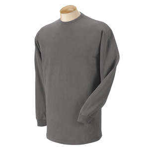 Comfort Colors 6.1 oz. Garment-Dyed Long-Sleeve T-Shirt - Dark/All Pepper