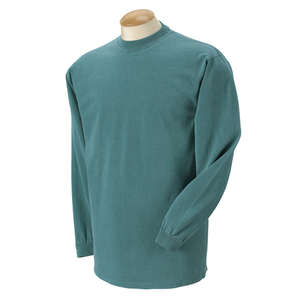 Comfort Colors 6.1 oz. Garment-Dyed Long-Sleeve T-Shirt - Dark/All Blue, Spruce