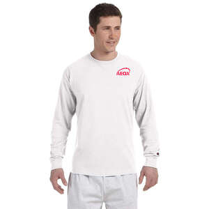 Custom Promotional Champion Long-Sleeve Tagless T-Shirt - White/Neutral