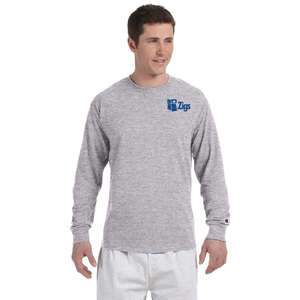 Custom Promotional Champion Long-Sleeve Tagless T-Shirt - Light/Heather