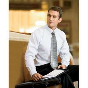 Custom Promotional Chestnut Hill Men's Executive Performance Pinpoint Oxford Shirt - Dark/All