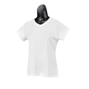 Champion Women's Double Dry Performance T-Shirt - Dark/All White