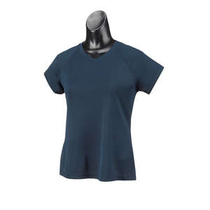 Champion Women's Double Dry Performance T-Shirt - Dark/All Blue, Navy