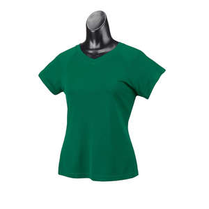 Champion Women's Double Dry Performance T-Shirt - Dark/All Green, Dark