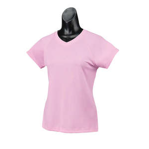 Champion Women's Double Dry Performance T-Shirt - Dark/All Pink, Cashmere