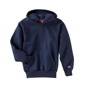 Champion Youth 9 oz. 50/50 Pullover Hoodie - Dark/All Blue, Navy