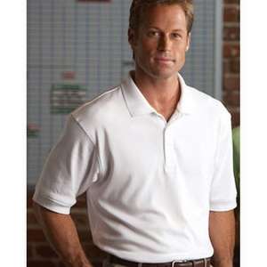 Devon & Jones Men's Solid Perfect Pima Interlock Polo - Dark/All 
