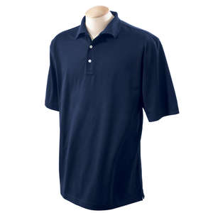 Devon & Jones Men's Executive Club Polo - Dark/All Blue, Navy