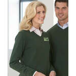 Promotional Apparel - Devon & Jones Women's V-Neck Sweater - Dark/All