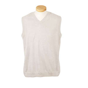 Devon & Jones V-Neck Vest - Dark/All Stone