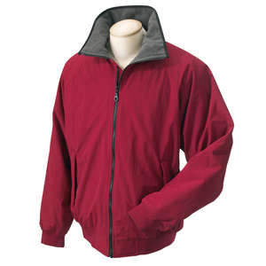 Devon & Jones Men's Three-Season Classic Jacket - Dark/All Red, Crimson