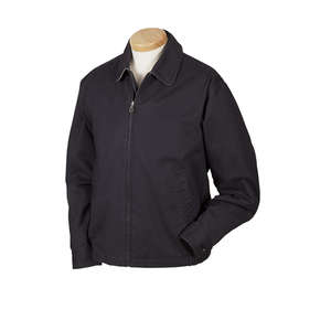 Devon & Jones Men's Organic Cotton Club Jacket - Dark/All Black/Khaki