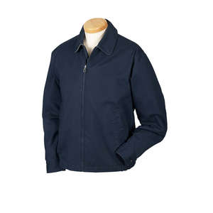 Devon & Jones Men's Organic Cotton Club Jacket - Dark/All Blue, Navy/Khaki