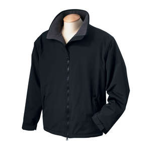 Devon & Jones Men's Three-Season Sport Jacket - Dark/All Black