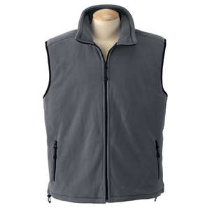 Devon & Jones Wintercept Fleece Vest - Dark/All Charcoal