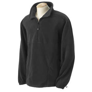 Devon & Jones Wintercept Fleece Quarter-Zip Jacket - Dark/All Black