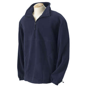 Devon & Jones Wintercept Fleece Quarter-Zip Jacket - Dark/All Blue, Navy