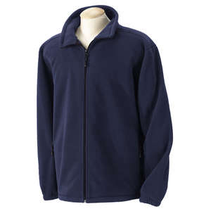 Devon & Jones Men's Wintercept Fleece Full-Zip Jacket - Dark/All Blue, Navy