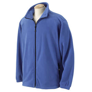 Devon & Jones Men's Wintercept Fleece Full-Zip Jacket - Dark/All Blue, Cadet