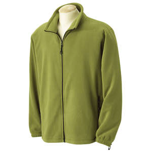 Devon & Jones Men's Wintercept Fleece Full-Zip Jacket - Dark/All Green, Leaf