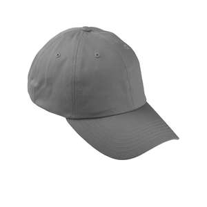 Devon & Jones 6-Panel Organic Cotton Baseball Cap - Dark/All Gray, Dark