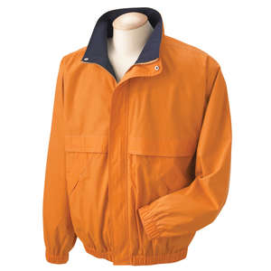 Devon & Jones Men's Clubhouse Jacket - Dark/All Orange/Blue, Navy