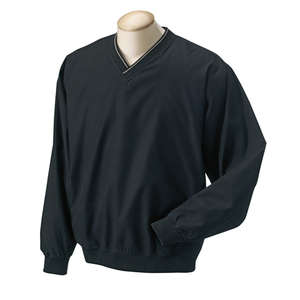 Devon & Jones Men's Windcheater Wind Shirt - Dark/All Black/Stone