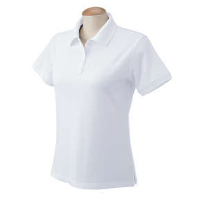 Devon & Jones Women's Dri-Fast Pique Polo - Dark/All White