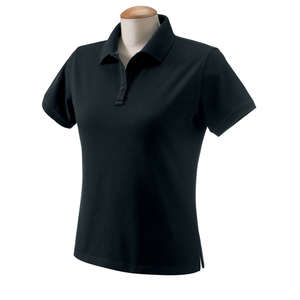 Devon & Jones Women's Dri-Fast Pique Polo - Dark/All Black