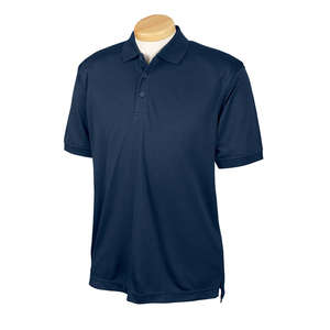 Devon & Jones Men's Dri-Fast Advantage Solid Mesh Polo - Dark/All Blue, New Navy