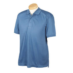 Devon & Jones Men's Dri-Fast Advantage Solid Mesh Polo - Dark/All Blue, Lake