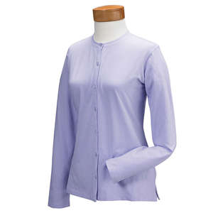 Devon & Jones Pink Women's Stretch Jersey Long-Sleeve Cardigan - Dark/All Azalea