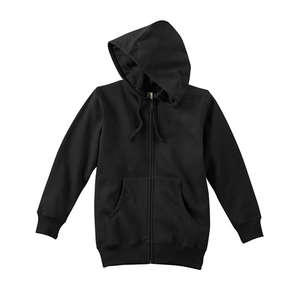 econscious Men's Organic/Recycled Full-Zip Hoodie - Dark/All Black