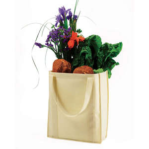 econscious Non-Woven Grocery Tote - Dark/All Natural