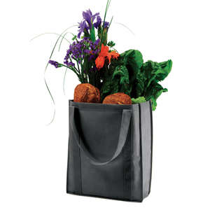 econscious Non-Woven Grocery Tote - Dark/All Black